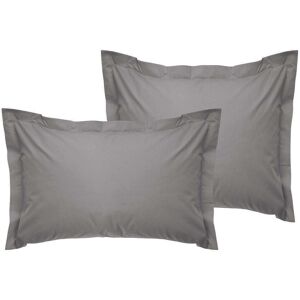 Set 2 fete de perna Oxford Satin (DE), L'essentiel Maison, De Dark Grey, Gri inchis Set 2 fete de perna Oxford Satin (DE), L'essentiel Maison, De Dark Grey, Gri inchis