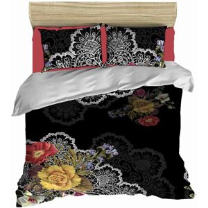 Pearl Home Lenjerie de pat dubla 3 piese, L'essentiel Maison, 115, Black / Red / White / Yellow Pearl Home Lenjerie de pat dubla 3 piese, L'essentiel Maison, 115, Black / Red / White / Yellow