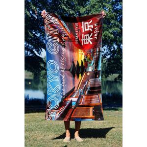 Astacura Prosop de plaja, L'essentiel Maison, Tokyo Rising Sun 90, 90x150 cm, Multicolor Astacura Prosop de plaja, L'essentiel Maison, Tokyo Rising Sun 90, 90x150 cm, Multicolor