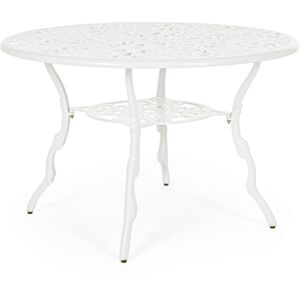 Masa Victoria, Bizzotto, Ø110 x 71.5 cm, aluminiu turnat, finisaj semi-lucios, alb Masa Victoria, Bizzotto, Ø110 x 71.5 cm, aluminiu turnat, finisaj semi-lucios, alb