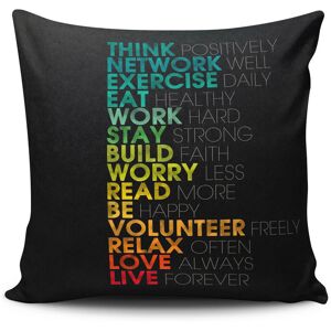 Cushion Love Perna, NKRLNT-263, 43x43 cm, Multicolor Cushion Love Perna, NKRLNT-263, 43x43 cm, Multicolor