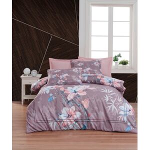Lenjerie de pat dubla Super King (EU) (IT), 3 piese, L'essentiel Maison, 483, Pudră / Mov / Albastru / Alb Lenjerie de pat dubla Super King (EU) (IT), 3 piese, L'essentiel Maison, 483, Pudră / Mov / Albastru / Alb