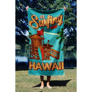 Astacura Prosop de plaja, L'essentiel Maison, Surfing Time Hawaii 70, 70x130 cm, Multicolor Astacura Prosop de plaja, L'essentiel Maison, Surfing Time Hawaii 70, 70x130 cm, Multicolor