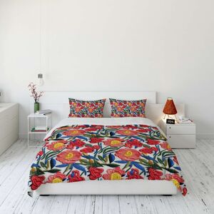Lenjerie de pat dubla Super King (FR), 3 piese, L'essentiel Maison, FLW_DVT25-39, Multicolor Lenjerie de pat dubla Super King (FR), 3 piese, L'essentiel Maison, FLW_DVT25-39, Multicolor
