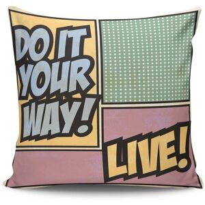 Kissy Perna, NKRLNT-085, 43x43 cm, Multicolor Kissy Perna, NKRLNT-085, 43x43 cm, Multicolor