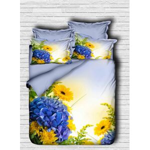 Pearl Home Lenjerie de pat dubla 3 piese, L'essentiel Maison, 147, Blue / Yellow / Green Pearl Home Lenjerie de pat dubla 3 piese, L'essentiel Maison, 147, Blue / Yellow / Green