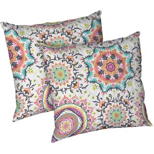 Set 2 perne Kantha, microfibra matlasata Alcam, 70X70 cm Set 2 perne Kantha, microfibra matlasata Alcam, 70X70 cm