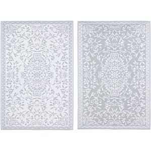 Covor Bizzotto Ansedonia Alb Gri - Reversibil Interior Exterior Covor Bizzotto Ansedonia Alb Gri - Reversibil Interior Exterior