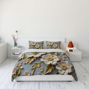 Lenjerie de pat dubla Super King (FR), 3 piese, L'essentiel Maison, FLW_DVT25-14, Multicolor Lenjerie de pat dubla Super King (FR), 3 piese, L'essentiel Maison, FLW_DVT25-14, Multicolor