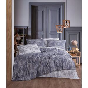 Lara - Lara - King size - Floare gri - Duvet cover set Lara - Lara - King size - Floare gri - Duvet cover set