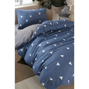 Lenjerie de pat dubla Super King (FR), 3 piese, L'essentiel Maison, Geometrik, Albastru Lenjerie de pat dubla Super King (FR), 3 piese, L'essentiel Maison, Geometrik, Albastru
