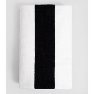 Prosop de plaja Lawena, Homla, 100x150 cm, bumbac, alb/negru Prosop de plaja Lawena, Homla, 100x150 cm, bumbac, alb/negru