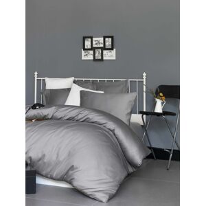 Lenjerie de pat dubla Super King (EU) (IT), 3 piese, L'essentiel Maison, De Dark Grey, Gri inchis Lenjerie de pat dubla Super King (EU) (IT), 3 piese, L'essentiel Maison, De Dark Grey, Gri inchis
