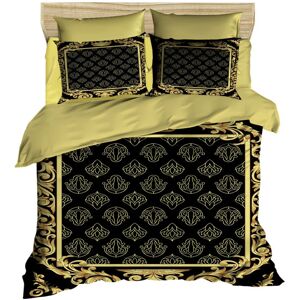Pearl Home Lenjerie de pat dubla King (FR), 3 piese, L'essentiel Maison, 3D6, Negru Pearl Home Lenjerie de pat dubla King (FR), 3 piese, L'essentiel Maison, 3D6, Negru