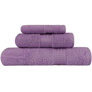 Set 3 prosoape de baie, 100% bumbac, Hobby, lila Set 3 prosoape de baie, 100% bumbac, Hobby, lila