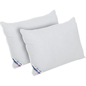 Set 2 perne Alcam, SaniMed® 50x70 cm, microfibra matlasata hipoalergenica, umplutura cu tratament SILVERPLUS® Set 2 perne Alcam, SaniMed® 50x70 cm, microfibra matlasata hipoalergenica, umplutura cu tratament SILVERPLUS®