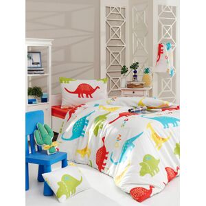 Eponj Home Lenjerie de pat pentru o persoana (FR), 2 piese, L'essentiel Maison, Dinazorus, Alb Eponj Home Lenjerie de pat pentru o persoana (FR), 2 piese, L'essentiel Maison, Dinazorus, Alb