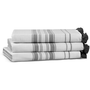 L'appartement Prosop de baie, L'essentiel Maison, One Side Striped, Bumbac, Alb/Negru L'appartement Prosop de baie, L'essentiel Maison, One Side Striped, Bumbac, Alb/Negru