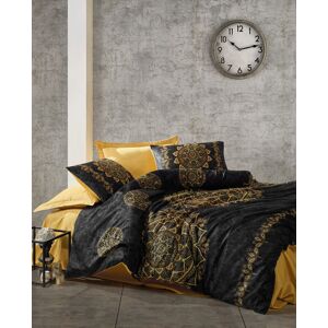 Satin King - 129CTN63660 - 220 x 240 cm - Negru - Set de lenjerie de pat Satin King - 129CTN63660 - 220 x 240 cm - Negru - Set de lenjerie de pat