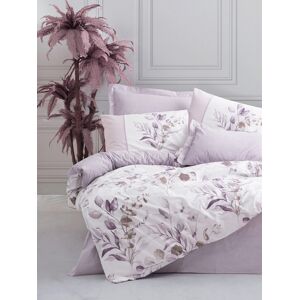 Cotton Box Lenjerie de pat dubla Super King (FR), L'essentiel Maison, Nadia, Liliac / Alb Cotton Box Lenjerie de pat dubla Super King (FR), L'essentiel Maison, Nadia, Liliac / Alb
