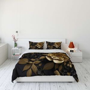 Lenjerie de pat dubla Super King (EU) (IT), 3 piese, L'essentiel Maison, FLW_DVT25-18, Multicolor Lenjerie de pat dubla Super King (EU) (IT), 3 piese, L'essentiel Maison, FLW_DVT25-18, Multicolor
