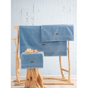 Cotton Box Set prosoape, L'essentiel Maison, Wellness, Albastru Cotton Box Set prosoape, L'essentiel Maison, Wellness, Albastru