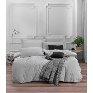 Lenjerie de pat dubla Super King (FR), 3 piese, L'essentiel Maison, Solid, Gri Lenjerie de pat dubla Super King (FR), 3 piese, L'essentiel Maison, Solid, Gri