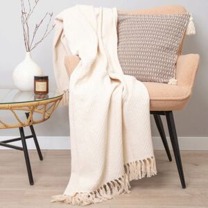 Patura Morris, Homla, 130x170 cm, bumbac, crem Patura Morris, Homla, 130x170 cm, bumbac, crem