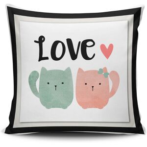 Cushion Love Perna, NKRLNT-346, 43x43 cm, Multicolor Cushion Love Perna, NKRLNT-346, 43x43 cm, Multicolor