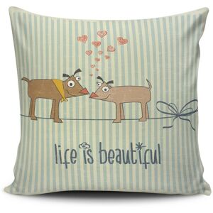 Cushion Love Perna, NKRLNT-339, 43x43 cm, Multicolor Cushion Love Perna, NKRLNT-339, 43x43 cm, Multicolor