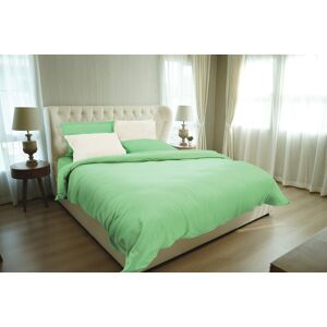 Green Future Lenjerie de pat, 2 persoane, 100% Bambus, 6 piese, 200x220 cm, Verde/Ivory Green Future Lenjerie de pat, 2 persoane, 100% Bambus, 6 piese, 200x220 cm, Verde/Ivory