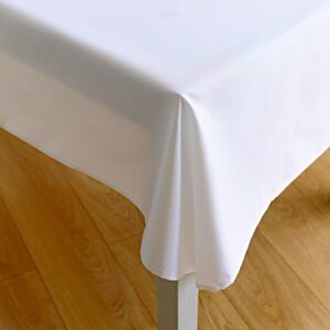 Fata de masa Bedora White, 150x210 cm, 50% bumbac, 50% poliester, TC144 Fata de masa Bedora White, 150x210 cm, 50% bumbac, 50% poliester, TC144