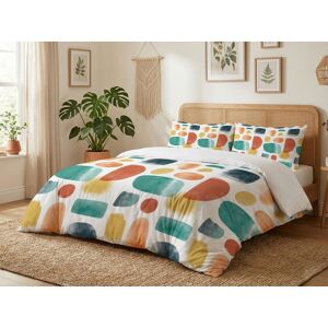 Lenjerie de pat dubla Super King (EU) (IT), 3 piese, L'essentiel Maison, Terrazzo, Bumbac;Poliester, Multicolor Lenjerie de pat dubla Super King (EU) (IT), 3 piese, L'essentiel Maison, Terrazzo, Bumbac;Poliester, Multicolor