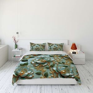 Lenjerie de pat dubla Super King (FR), 3 piese, L'essentiel Maison, FLW_DVT25-34, Multicolor Lenjerie de pat dubla Super King (FR), 3 piese, L'essentiel Maison, FLW_DVT25-34, Multicolor