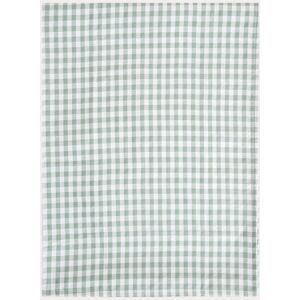 Fata de masa Alambra, Homla, 130x180 cm, poliester/vascoza, verde/alb Fata de masa Alambra, Homla, 130x180 cm, poliester/vascoza, verde/alb