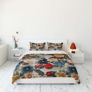 Lenjerie de pat dubla Super King (FR), 3 piese, L'essentiel Maison, FLW_DVT25-24, Multicolor Lenjerie de pat dubla Super King (FR), 3 piese, L'essentiel Maison, FLW_DVT25-24, Multicolor