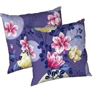 Set 2 perne Bloom, microfibra matlasata Alcam, 70x70 cm Set 2 perne Bloom, microfibra matlasata Alcam, 70x70 cm