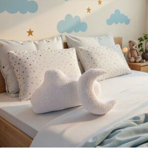 Aberto Design Set perne decorative , Cloud & Moon, Alb Aberto Design Set perne decorative , Cloud & Moon, Alb