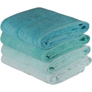 Set 4 prosoape de baie 70x140 cm, 100% bumbac, Hobby, aqua Set 4 prosoape de baie 70x140 cm, 100% bumbac, Hobby, aqua