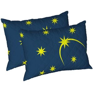 Set 2 perne Moon Night, microfibra matlasata Alcam, 50X70 cm Set 2 perne Moon Night, microfibra matlasata Alcam, 50X70 cm