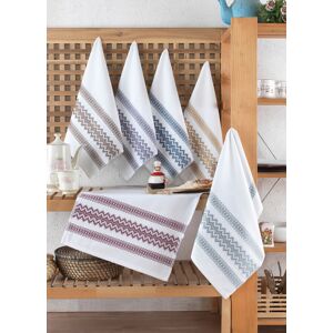 Şaheser Set prosoape, L'essentiel Maison, Efesto, Alb / Maro / Galben / Albastru închis / Violet / Gri Şaheser Set prosoape, L'essentiel Maison, Efesto, Alb / Maro / Galben / Albastru închis / Violet / Gri