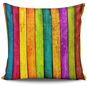 Perna decorativa, Kissy, NKRLNT-112, 43x43 cm, policoton, multicolor Perna decorativa, Kissy, NKRLNT-112, 43x43 cm, policoton, multicolor