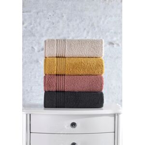 Cotton Box Set prosoape, L'essentiel Maison, Asorti, Bej / Trandafir praf / Mustar / Antracit Cotton Box Set prosoape, L'essentiel Maison, Asorti, Bej / Trandafir praf / Mustar / Antracit