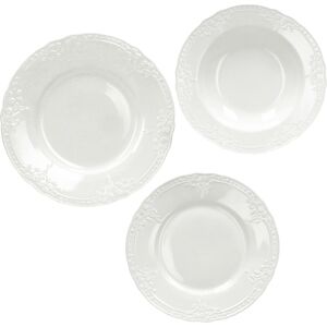 Serviciu de masa 18 piese, Ricordi, Brandani, portelan New Bone China Serviciu de masa 18 piese, Ricordi, Brandani, portelan New Bone China