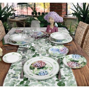 Serviciu de masa 18 piese, Brandani, Flora, portelan Serviciu de masa 18 piese, Brandani, Flora, portelan