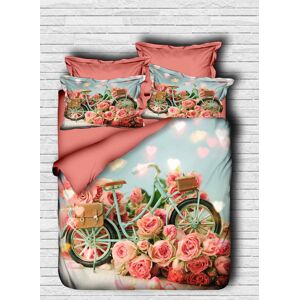 Pearl Home Lenjerie de pat dubla 3 piese, L'essentiel Maison, 104, Rose / Pink / Blue Pearl Home Lenjerie de pat dubla 3 piese, L'essentiel Maison, 104, Rose / Pink / Blue