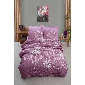 Pearl Home Lenjerie de pat dubla 3 piese, L'essentiel Maison, 471, Liliac / Alb Pearl Home Lenjerie de pat dubla 3 piese, L'essentiel Maison, 471, Liliac / Alb