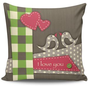 Kissy Perna, NKRLNT-119, 43x43 cm, Multicolor Kissy Perna, NKRLNT-119, 43x43 cm, Multicolor