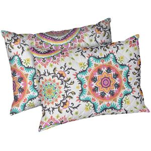 Set 2 perne Kantha, microfibra matlasata Alcam, 50X70 cm Set 2 perne Kantha, microfibra matlasata Alcam, 50X70 cm