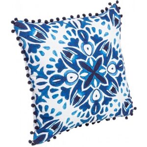 Perna decorativa, Corinto White-Blue, Bizzotto, poliester, 40x40 cm Perna decorativa, Corinto White-Blue, Bizzotto, poliester, 40x40 cm